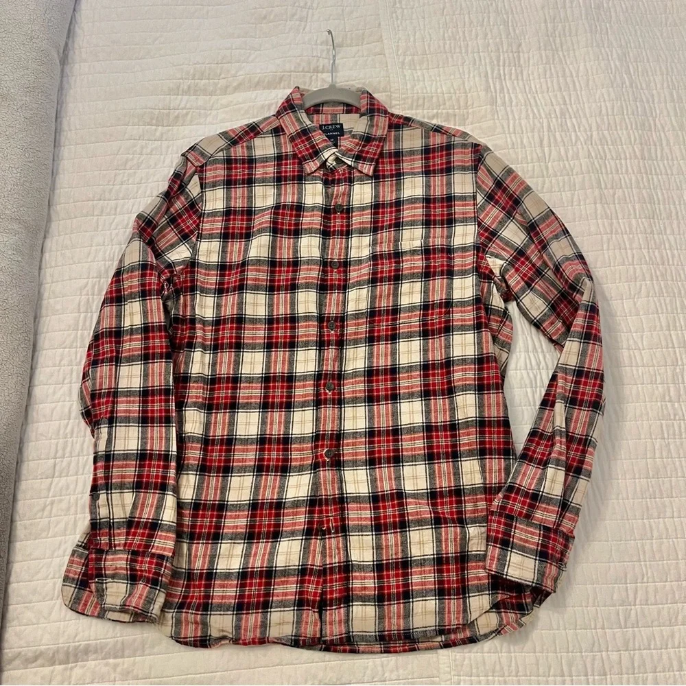 J.Crew Men's Flannel Plaid Shirt